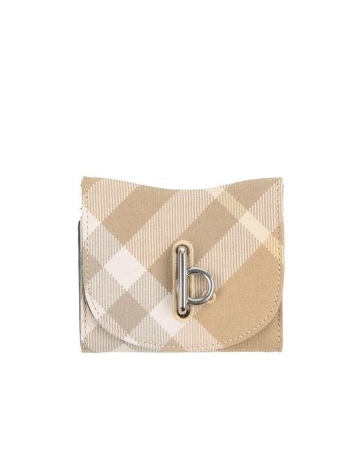 Burberry Natural Classic Print Wallets