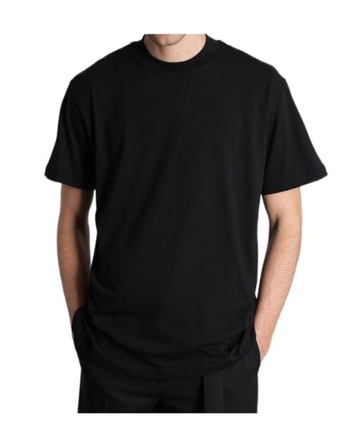 Lardini Black Crew Neck T-Shirt for men