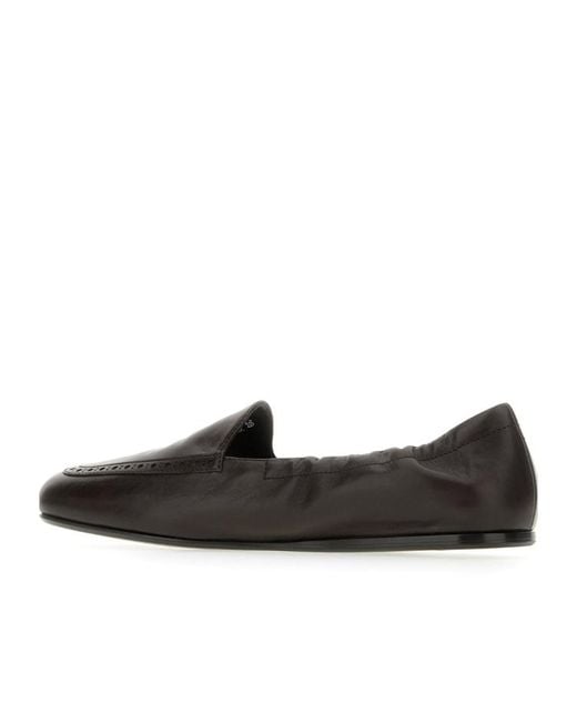 Church's Black Rika Leather Flat Shoes