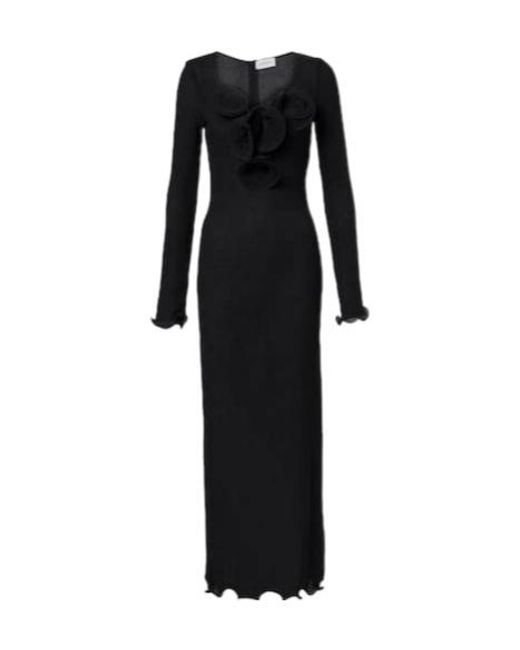 Magda Butrym Black Long-Sleeved Dress
