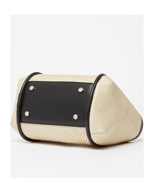 Max Mara Natural Logo Plaque Top Handle Bag