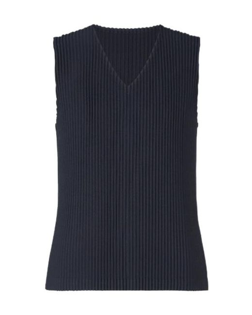 Homme Plissé Issey Miyake Black Homme Plissé Pleated T-Shirt for men