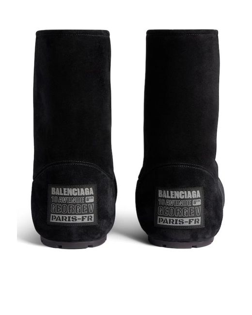 Balenciaga Black Dumbo Snow Boots for men