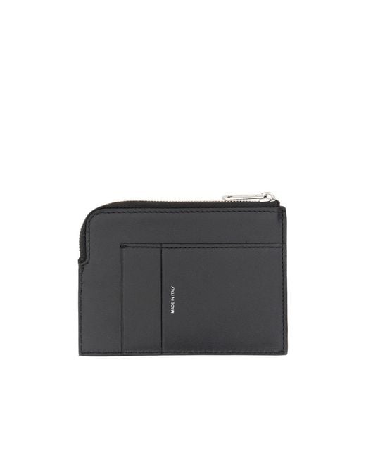 Paul Smith White Signature Stripe Zip-Up Wallet for men