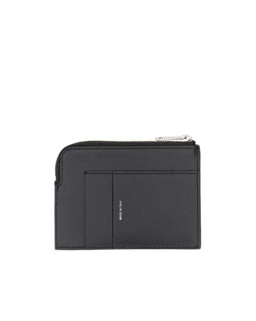 Paul Smith White Signature Stripe Zip-Up Wallet for men