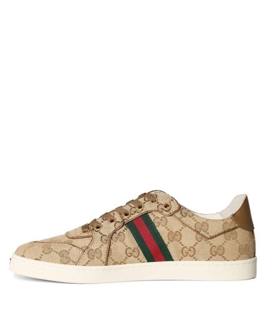 Gucci Brown Alex Low Pro Runner Ld63