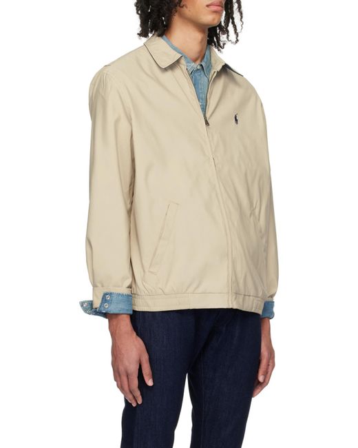 Polo Ralph Lauren Natural Logo Embroidered Jacket for men