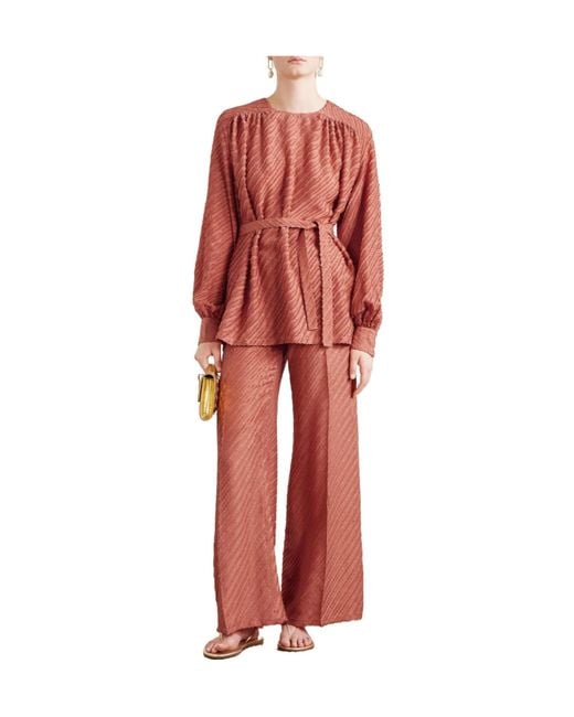 Giuliva Heritage Pink Tassel Casual Pants