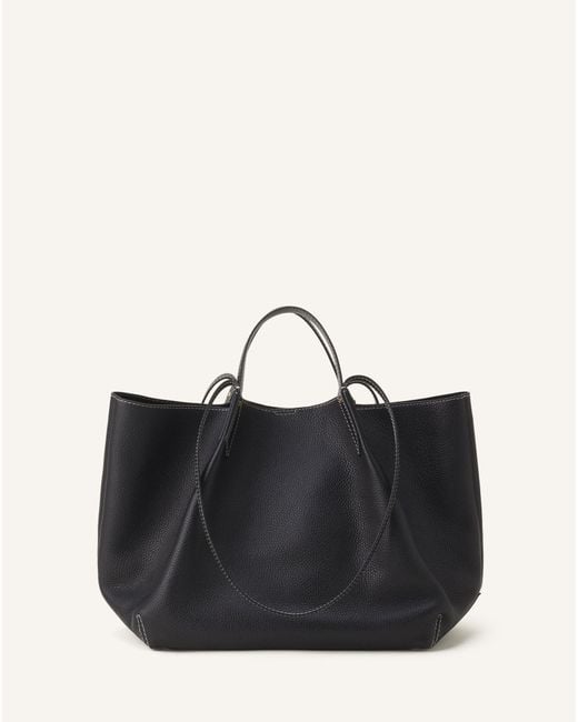 Lanvin Black Catch By Shopper Tote Bag