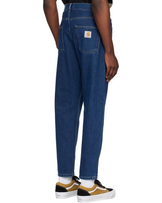 Carhartt Blue Newel Tapered Jeans for men