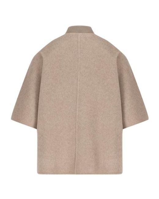 Max Mara Natural Leticia Button-Up Coat