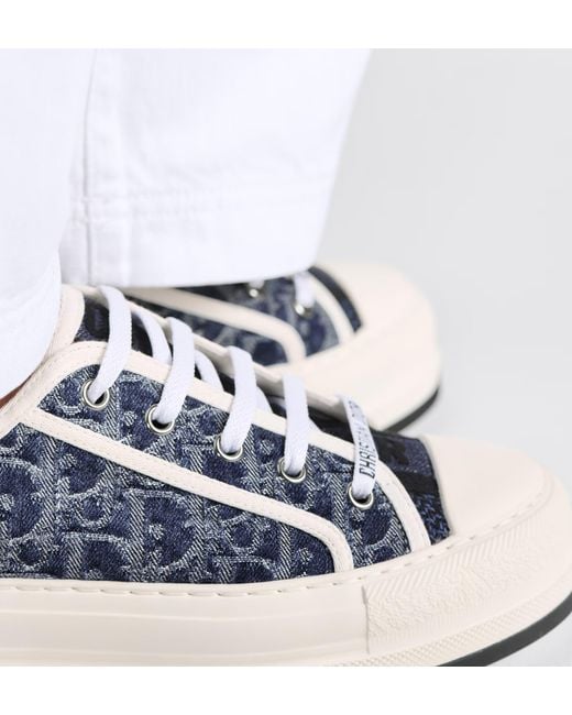 Dior Blue Walk'N' Platform Sneaker