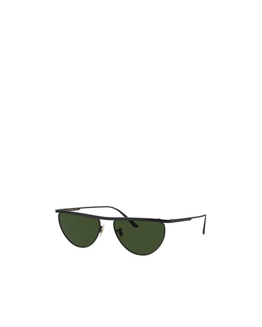 Oliver Peoples Green Geometric Sunglasses for men