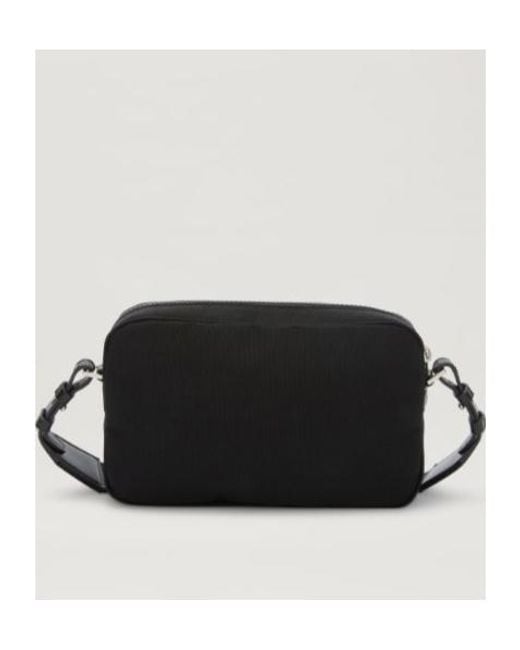 Palm Angels Black Logo Printed Zipped Camera Bag for men