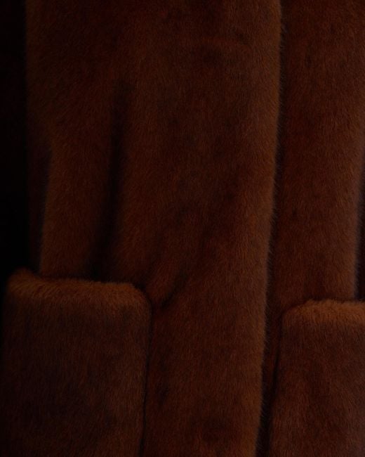 Herno Brown Shirt Collar Trench Coat