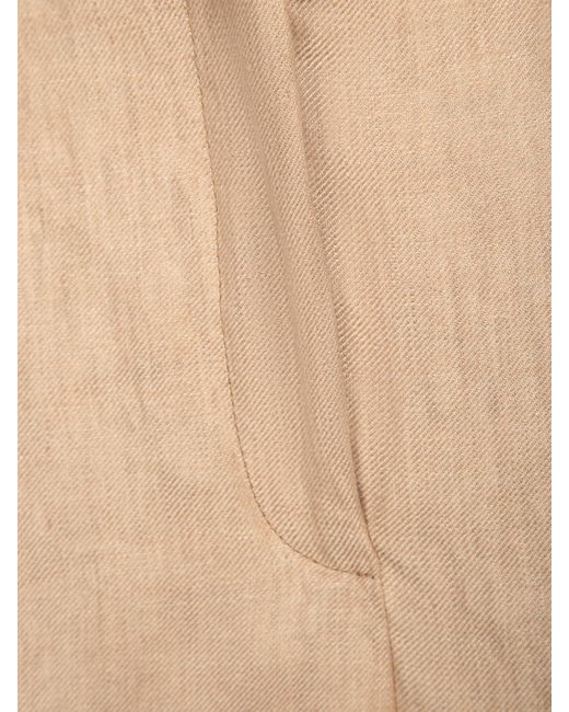 Incotex Natural Relaxed Fit Tailored Pants