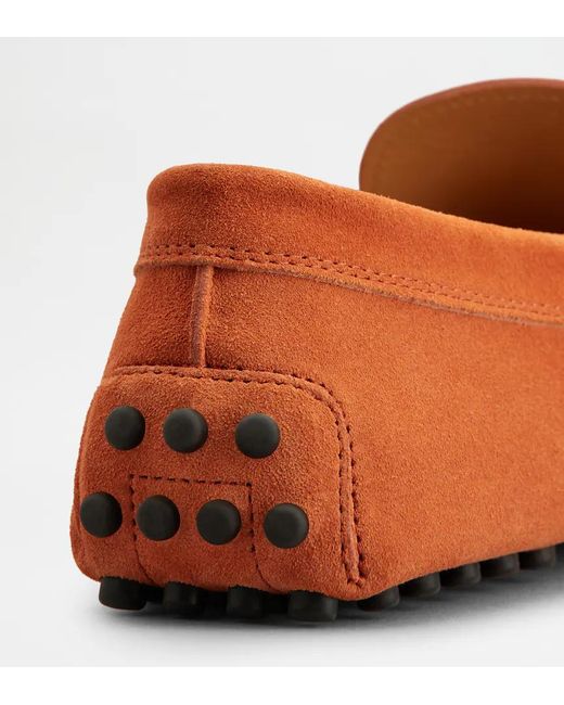 Tod's Brown Round-Toe Loafers for men