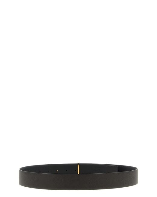 Tom Ford White 'Slim T' Reversible Belt for men