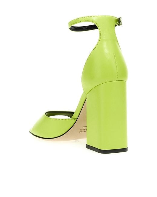 Paris Texas Green Fiona 100Mm Block-Heel Sandals
