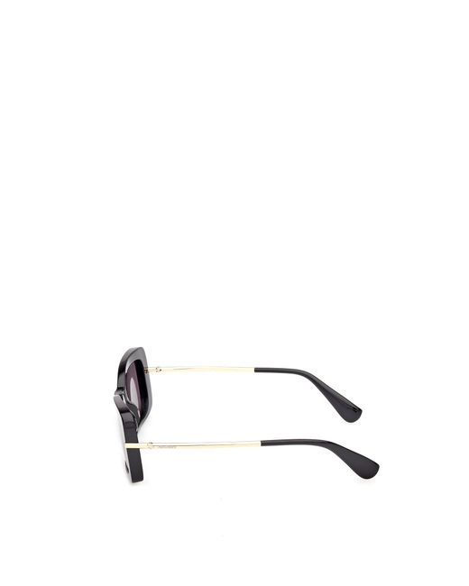 Max Mara White Rectangular Frame Sunglasses