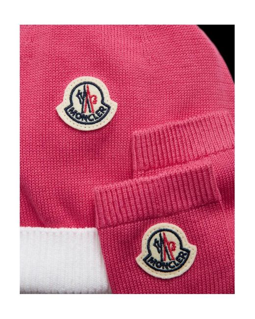 Moncler Pink Cotton Set