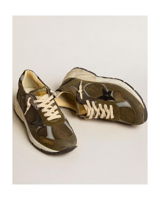 Golden Goose Deluxe Brand Natural Running Dad Lace-Up Sneakers