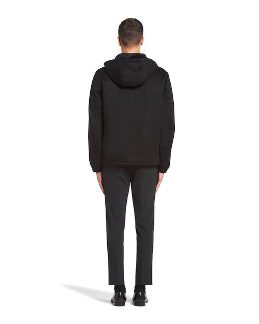 Prada Black Cashmere Blouson Jacket for men