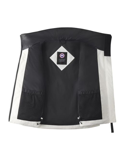 Canada Goose Gray Grandview Cropped Vest Label