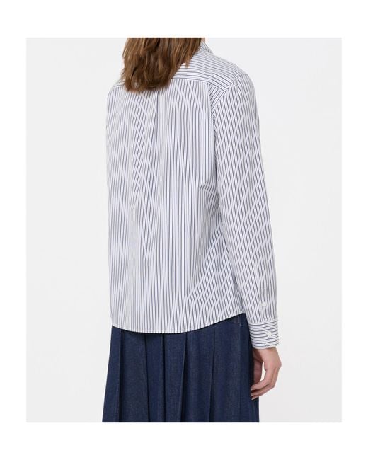 Weekend by Maxmara Purple Bahamas Striped Shirt