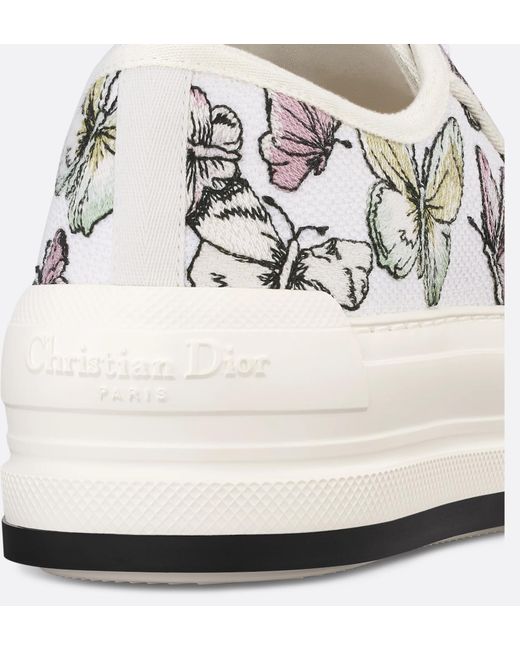 Dior White Walk'N' Platform Sneaker
