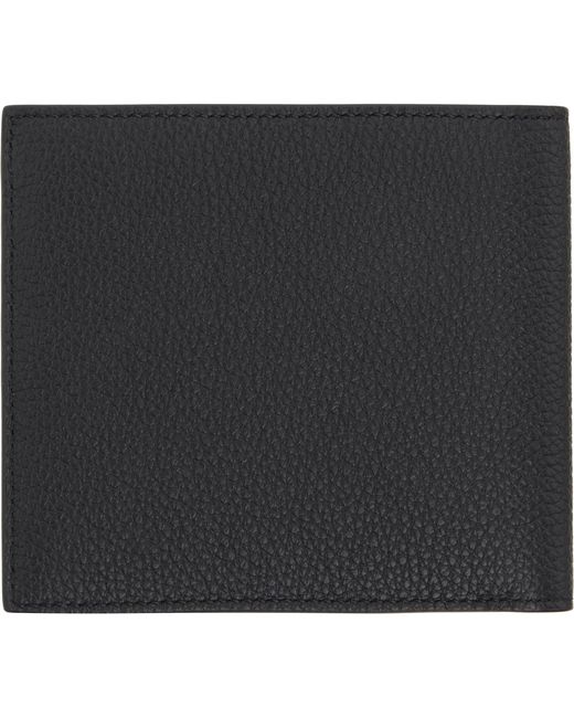 Thom Browne Black Embossed Wallet for men