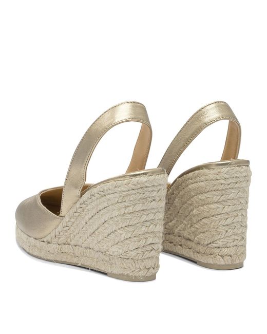 Castaner Natural "Carissa 90Mm" High Espadrilles