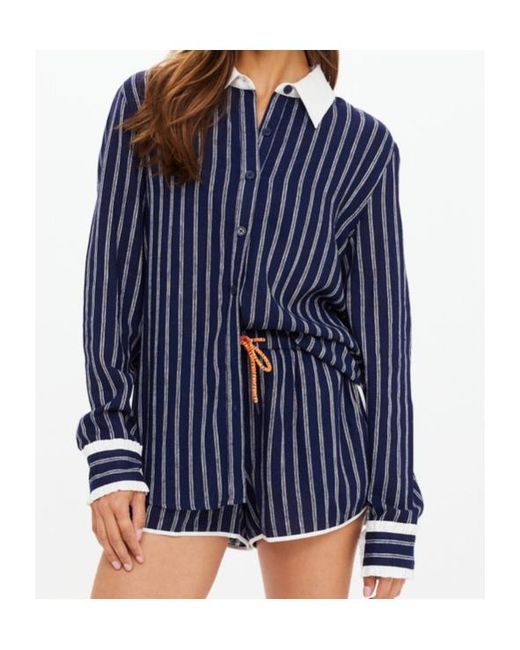 The Upside Blue Belize Striped Shirt