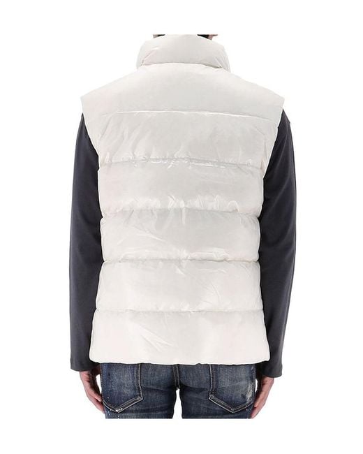 Pyrenex White John Down Vest for men