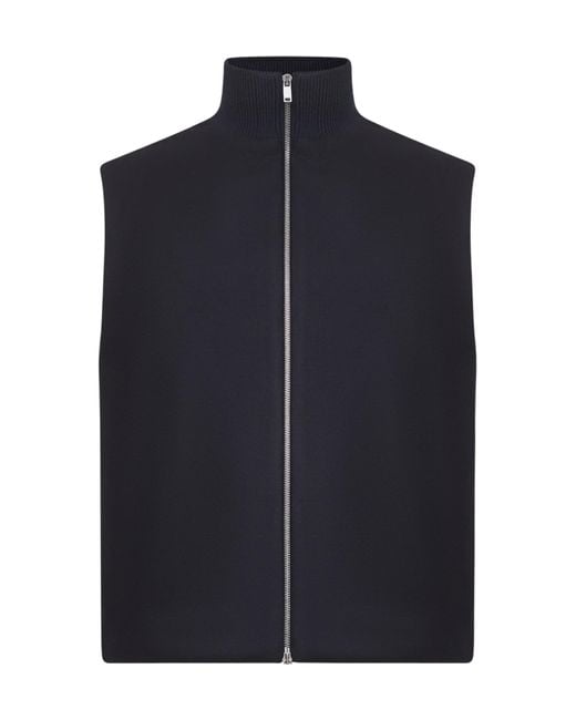 Jil Sander Blue Vests for men