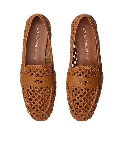 Stuart Weitzman Brown Thea Loafer
