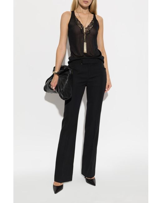 Balmain Black Casual Pants With Pockets for men