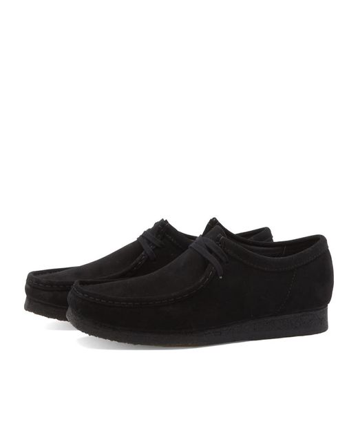 Clarks Black Wallabee Lace-Up Boots for men