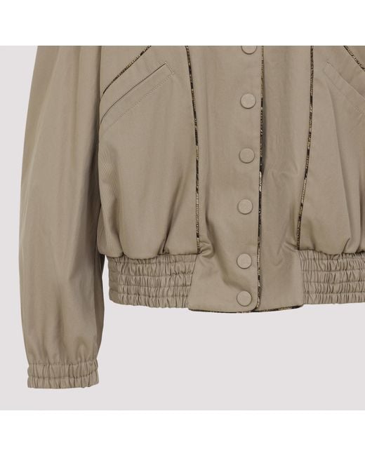 Dries Van Noten Brown Long Sleeve Casual Jacket