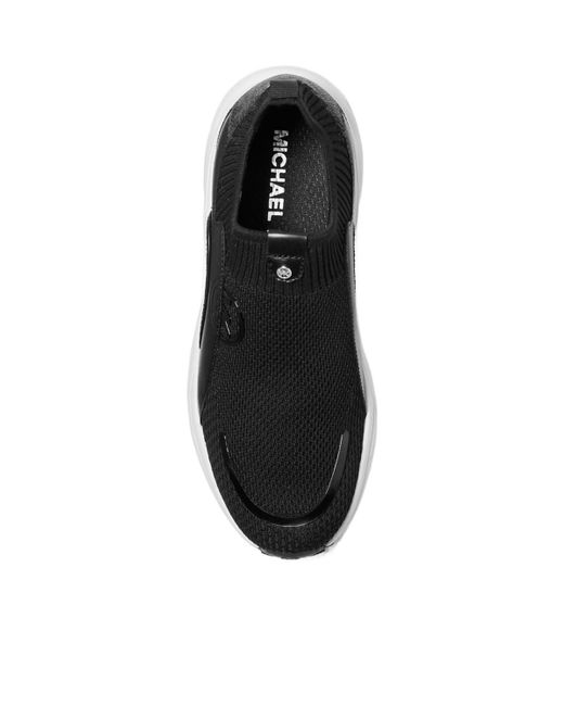 MICHAEL Michael Kors Black Sami Stretch Knit Trainer