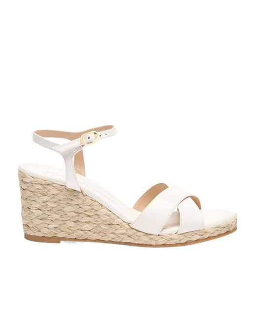 Stuart Weitzman Natural Dayna Espadrille Wedge