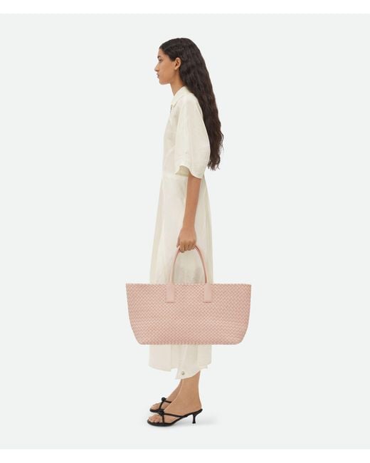 Bottega Veneta Pink Medium Cabat Handbag
