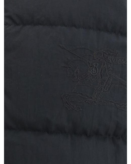 Burberry Blue Checked Gilet