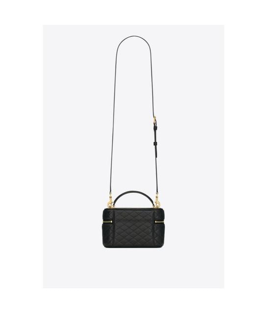 Saint Laurent White Gaby Vanity Bag