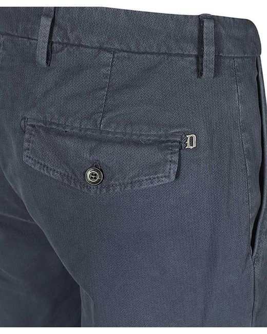 Dondup Blue Logo Detail Shorts for men