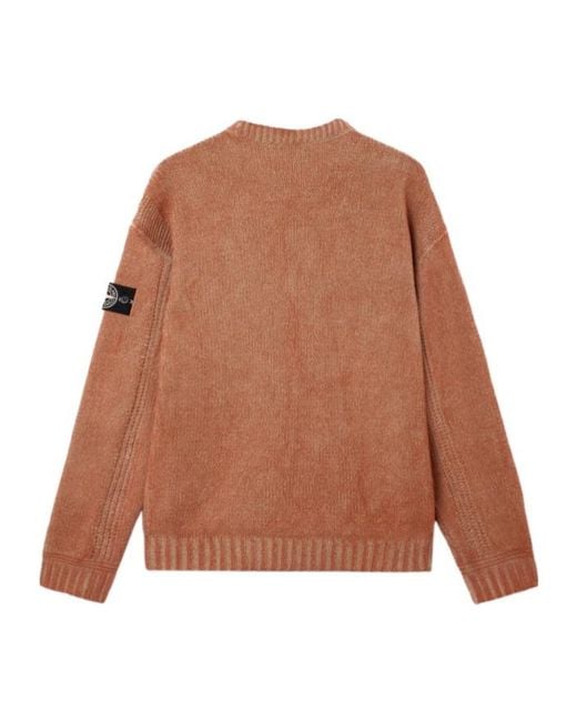 Stone Island Multicolor Loose Fit Crewneck Jumper for men