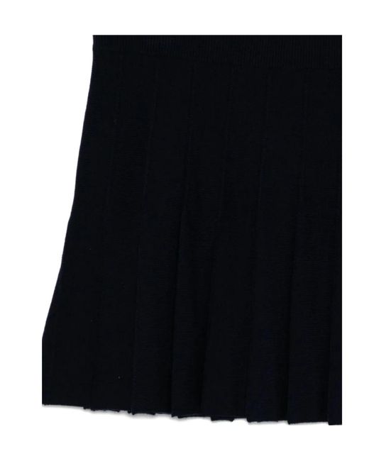Reformation Black Mina Skirt