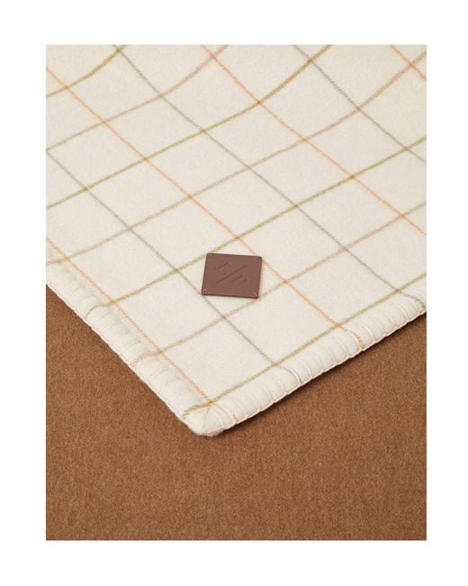 Loro Piana White Belt Plaid for men