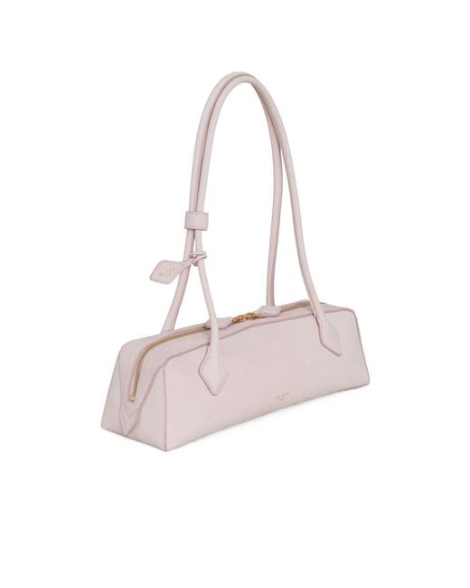 Alaïa Pink Alaïa Le Teckel Medium Shoulder Bag