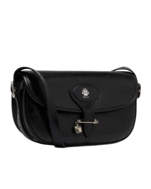 Bally Black Beckett Crossbody Bag